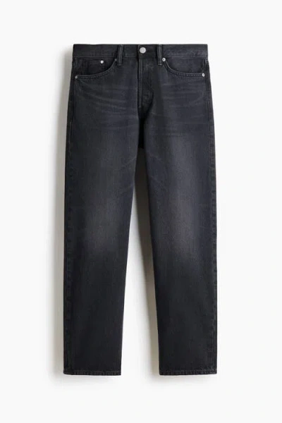 H&m Original Straight Jeans In Black