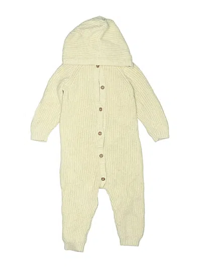 Pre-owned H&m Kids' Overalls In Ivory