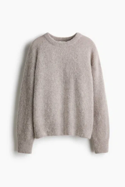 H&m Oversized Alpaca-blend Jumper In Multi