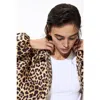 H&m Oversized Bubble-hem Jacket In Brown