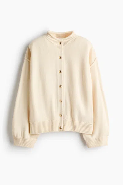 H&m Oversized Cardigan In Neutral