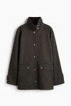 H&m Oversized Cargo Jacket In Green