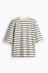 H&m Oversized Fine-knit T-shirt In Multi