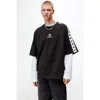 H&m Oversized Fit Cotton T-shirt In Black