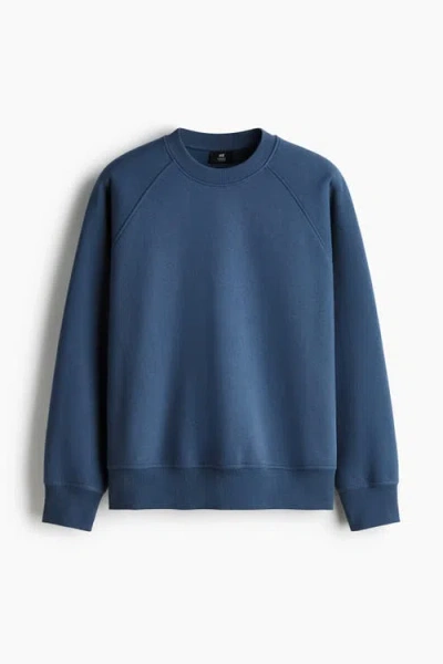H&m Oversized Fit Sweatshirt In Blue