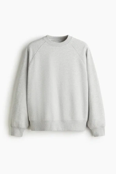 H&m Oversized Fit Sweatshirt In Gray