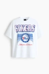 H&m Oversized Fit T-shirt In White
