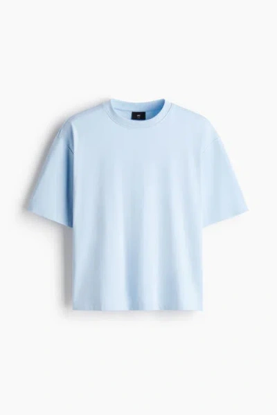 H&m Oversized Fit T-shirt In Blue