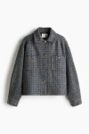 H&m Oversized Jacket In Blue