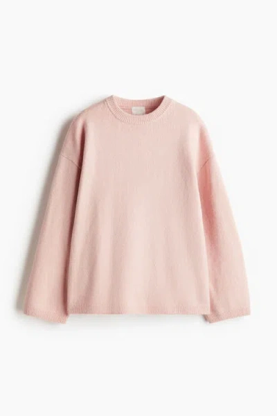 H&m Oversized Jumper In Pink