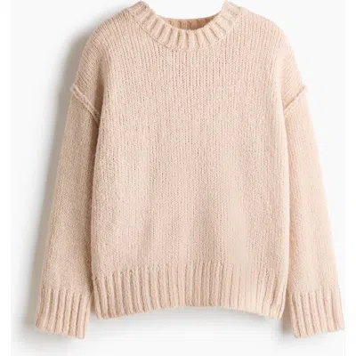 H&m Oversized Jumper In Neutral