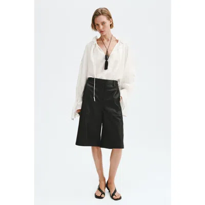H&m Oversized Linen-blend Shirt In White