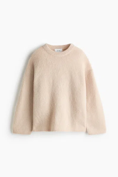 H&m Oversized Mohair-blend Sweater In Pink