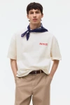 H&m Oversized Printed T-shirt In White