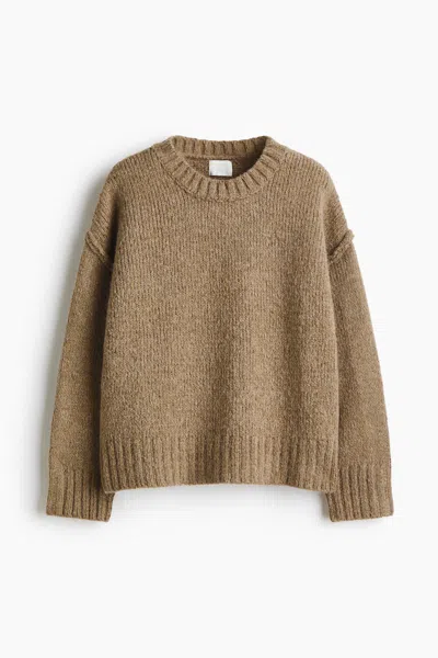 H&m Oversized Sweater In Gold
