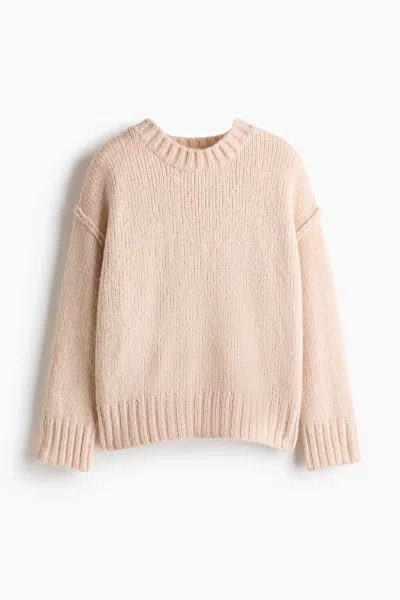 H&m Oversized Sweater In Brown