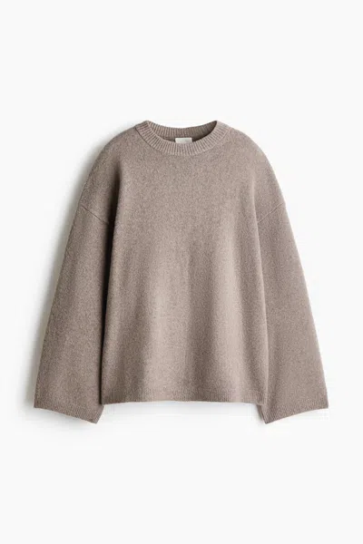 H&m Oversized Sweater In Neutral
