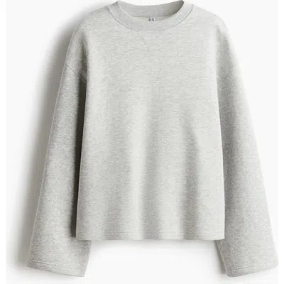 H&m Oversized Sweatshirt In Gray