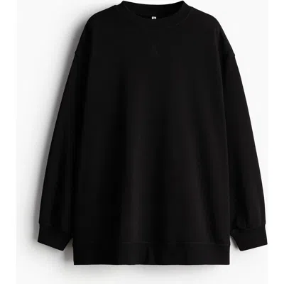 H&m Oversized Sweatshirt In Black