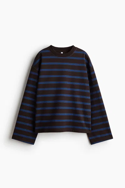 H&m Oversized Sweatshirt In Purple