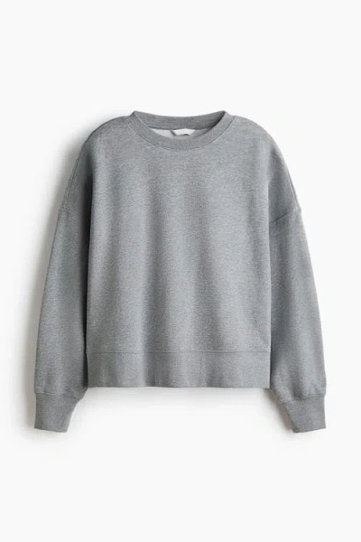 H&m Oversized Sweatshirt In Gray
