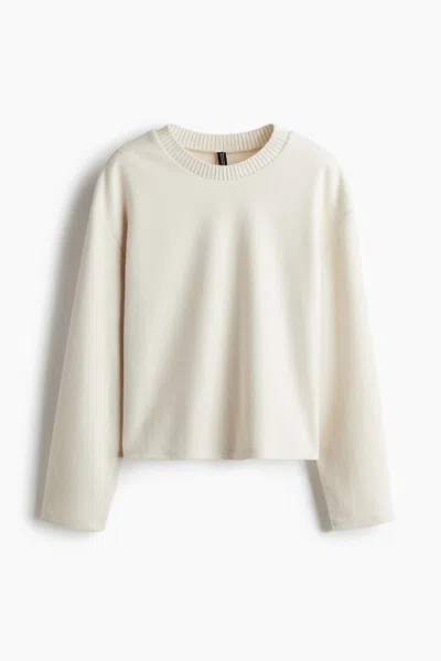 H&m Oversized Sweatshirt In Neutral