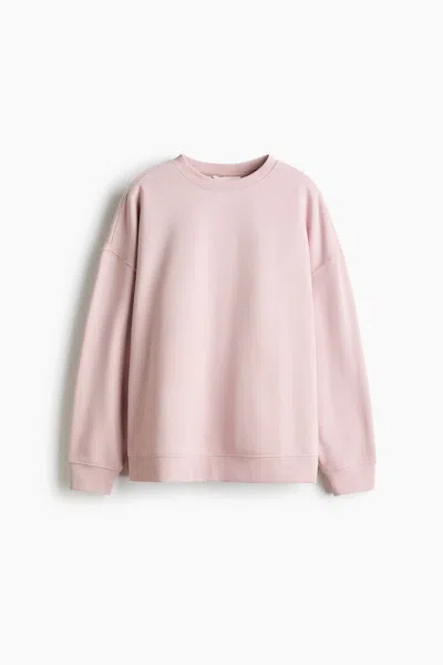 H&m Oversized Sweatshirt In Pink