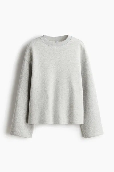 H&m Oversized Sweatshirt In Gray