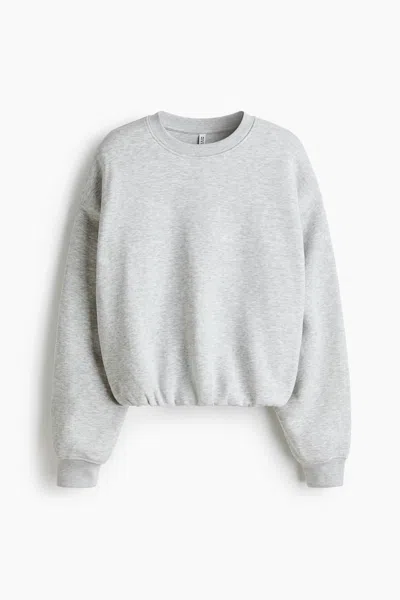 H&m Oversized Sweatshirt In White