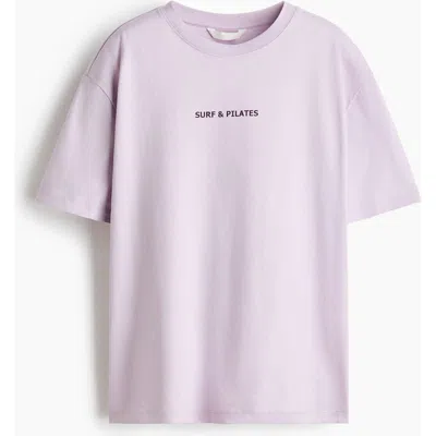 H&m Oversized T-shirt In Pink