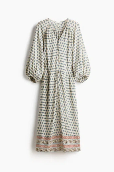 H&m Oversized Tunic Dress In Neutral
