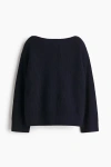 H&m Oversized Wool-blend Jumper In Blue