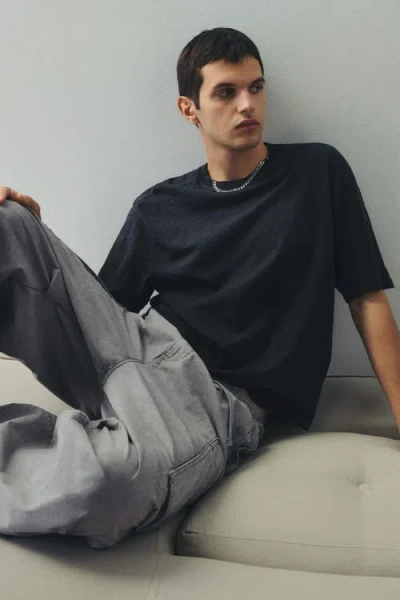 H&m Oversized-fit T-shirt In Black