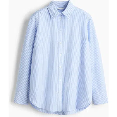 H&m Oxford Shirt In Blue