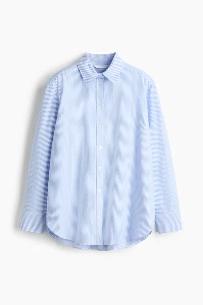 H&m Oxford Shirt In Blue