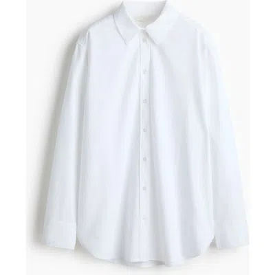 H&m Oxford Shirt In White