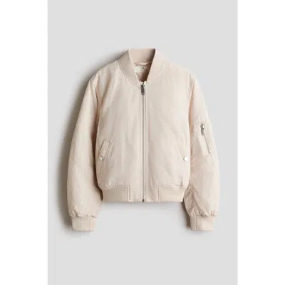H&m Kids'  Padded Bomber Jacket In Gold