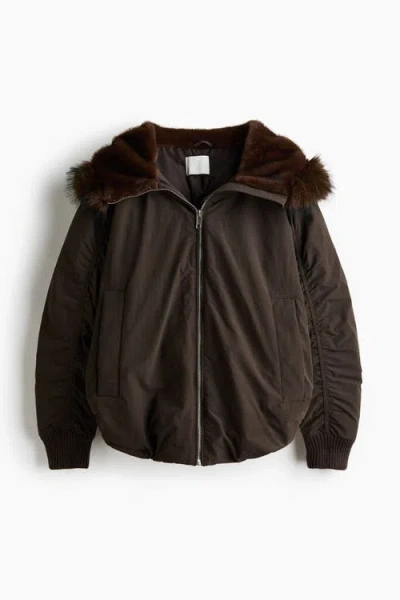 H&m Padded Jacket In Black