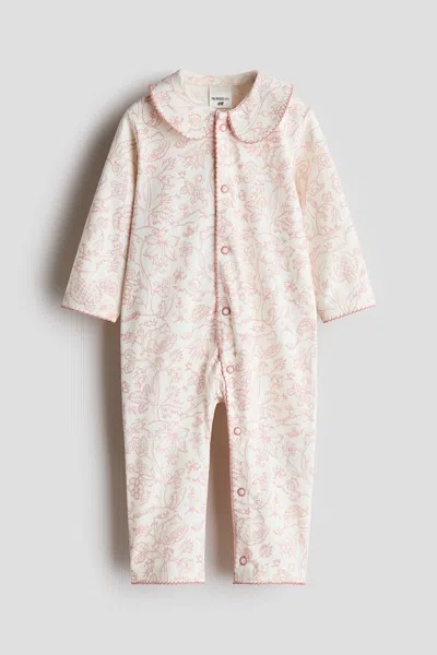 H&m Babies' Patterned Cotton Pajama Jumpsuit In Multi