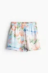 H&m Patterned Pull-on Shorts In Multi