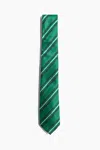 H&m Patterned Tie In Green/striped