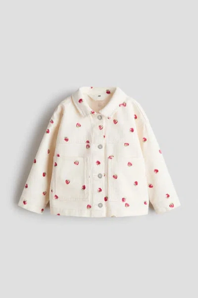 H&m Kids'  Patterned Twill Jacket In Multi