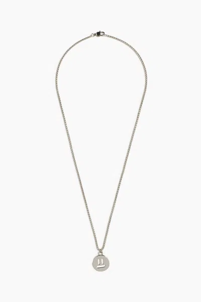 H&m Pendant Necklace In Silver-colored
