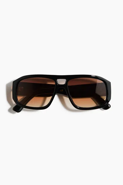H&m Polarized Aviator-style Sunglasses In Black