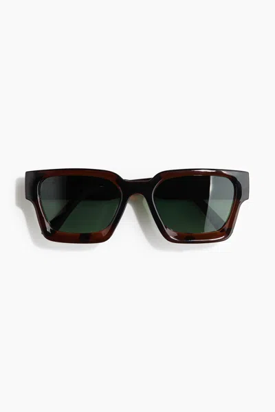 H&m Polarized Sunglasses In Brown/tortoiseshell Pattern
