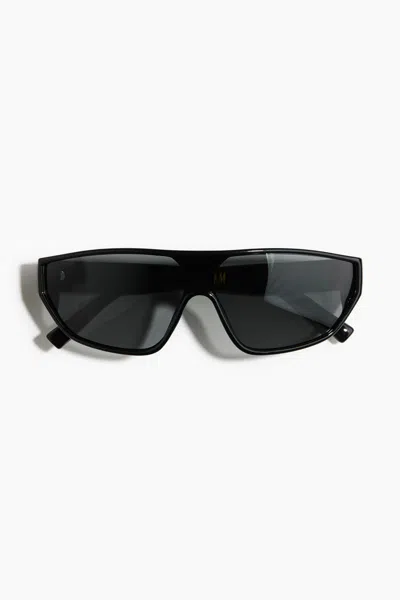 H&m Polarized Visor Sunglasses In Black