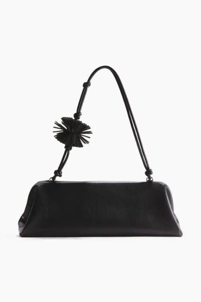 H&m Pompom-detail Shoulder Bag In Black