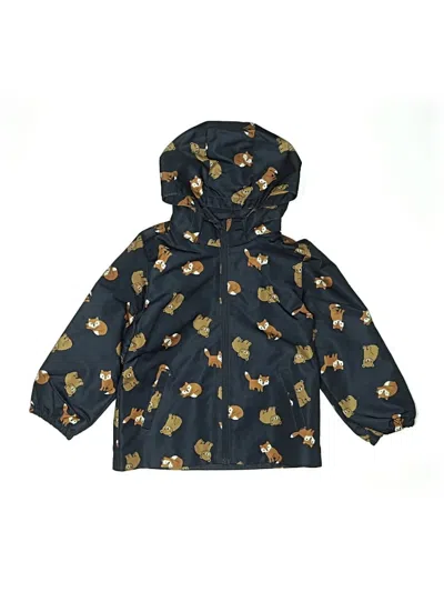 Pre-owned H&m Kids' Poncho In Blue