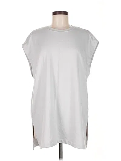 Pre-owned H&m Poncho In Silver