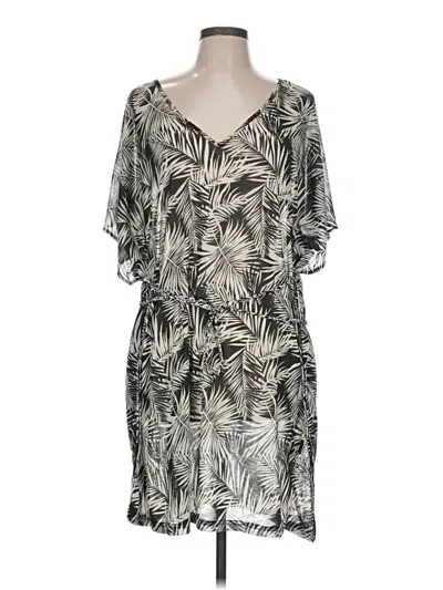 Pre-owned H&m Poncho In Silver